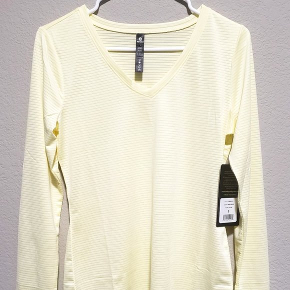 90 Degree by Reflex "PROVE THEM WRONG" Premium Long Sleeve Yoga Tee- Small - Picture 1 of 4